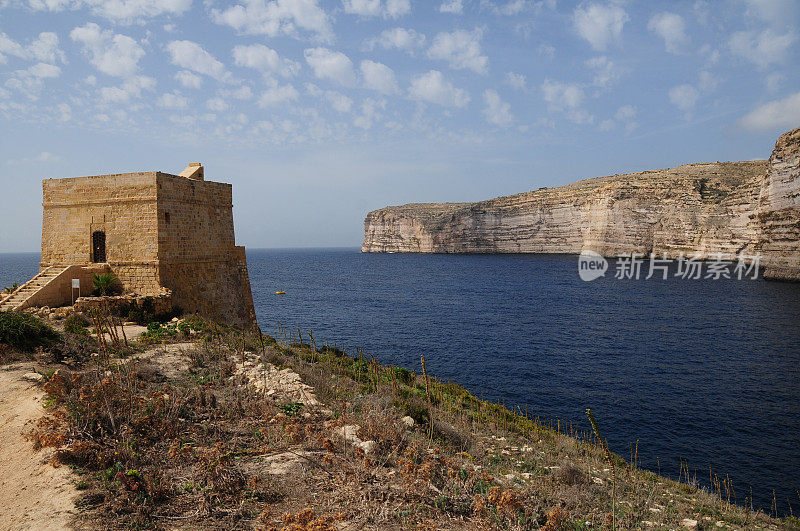 Xlendi Gozo,马耳他群岛。